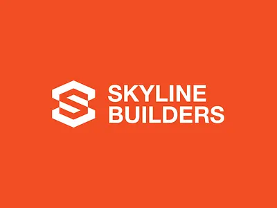 SKYLINE BUILDERS | Construction brand identity brand identity branding construction construction logo logo logo design modern logo real estate visual identity