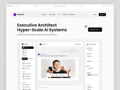 AI Video Generator SaaS Platform ai generator website design ai image generator ai image generator website ai product design ai saas ai saas platform design ai video generator ai video generator website artificial intelligence saas platform saas platform design web design webdesign website website design