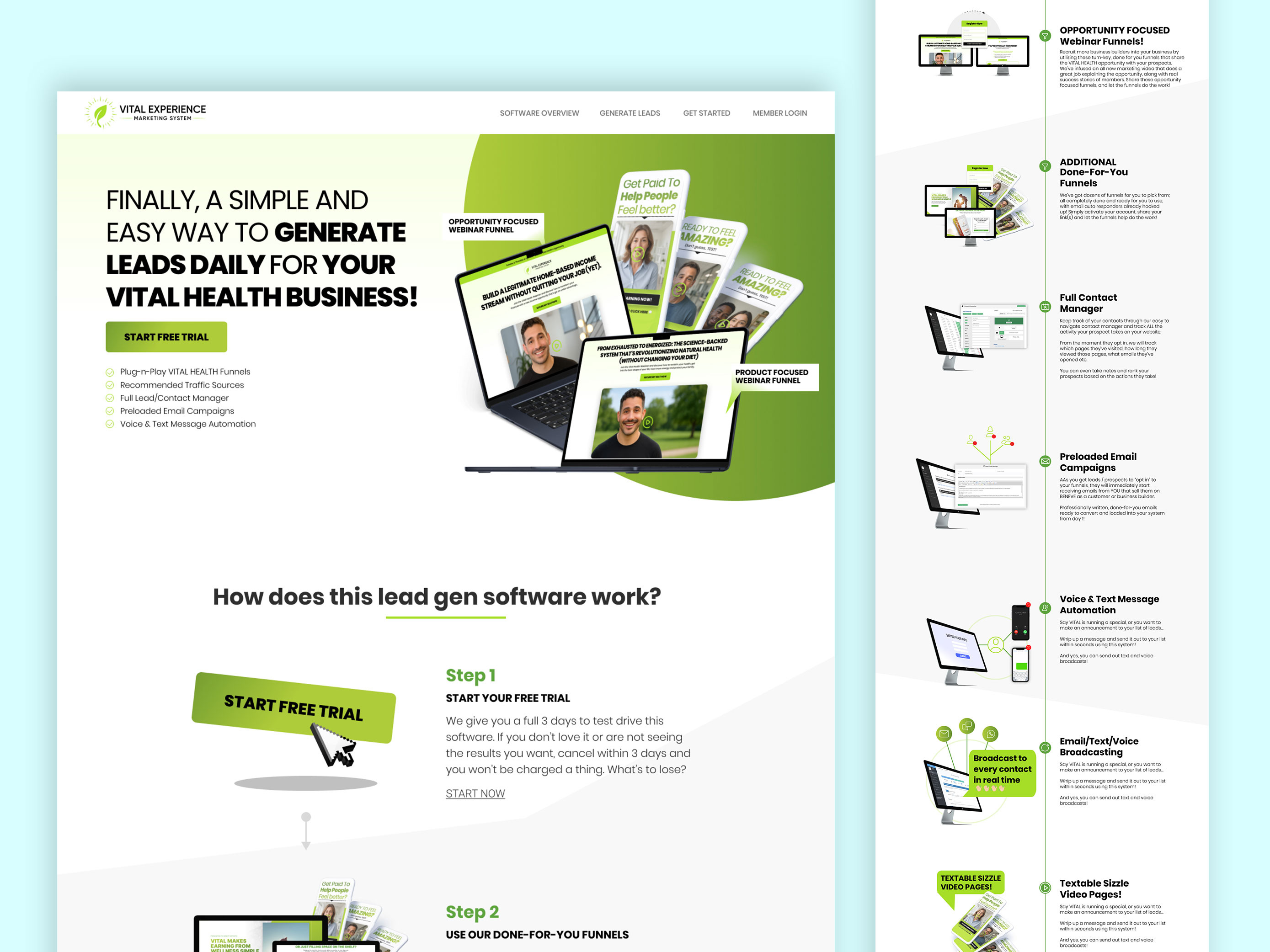 Custom WordPress Website for Health Webinar Platform | Vital Exp branding custom graphic design healthandwellness marketingwebsite responsivewebdesign ui uiuxdesign webdesign webdevelopment webinarwebsite website wordpress