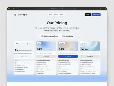 SaaS Platform - Pricing Page ai platform ai saas platform pricing page product design saas saas dashboard saas interface saas platform saas website startup web design webapp website website design