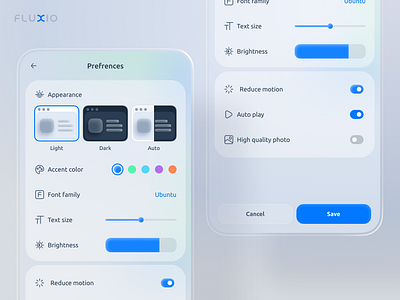 Preference page app design icon icon pack icon set icons minimal preference page ui uiux