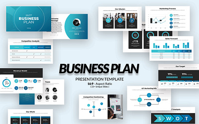 Business Plan Presentation Template business chart clean corporate creative editable financial infographic layout minimal modern plan presentation proposal report simple size slide strategy template