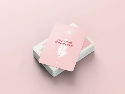 Tartot-inspired collectible cards campaign cards graphic design print printdesign