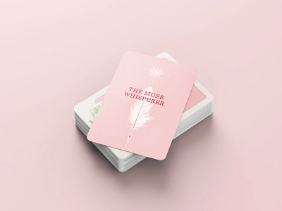 Tartot-inspired collectible cards campaign cards graphic design print printdesign