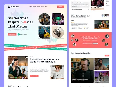 Podcast Landing Page Design apple podcast clean design creative agency digitalcreators event event landign page google podcast landingpage music music event music landing page podcast product design saas spotify uidesign uxdesign voice webdesign website