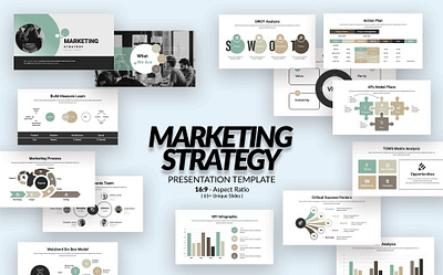 Marketing Strategy Presentation Template business clean corporate creative deck design financial growth infographic layout marketing modern pitch presentation project report sales slide strategy template