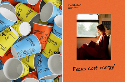 Metabolic - coffee brand concept branding coffee graphic design logo packaging print printdesign