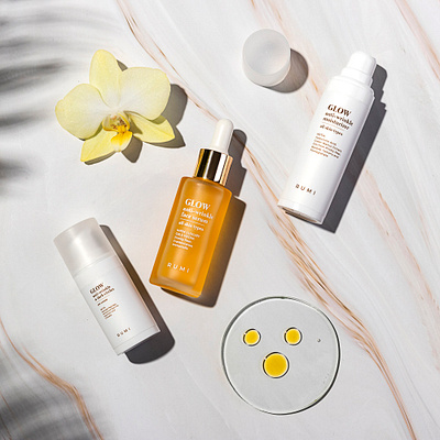 Rumi cosmetics package design branding cosmetics graphic design logo packaging print