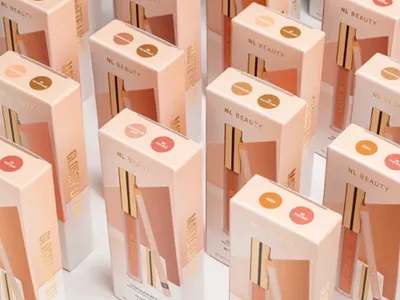 NL beauty - cosmetic lip kits package graphic design package packagedesign print printdesign