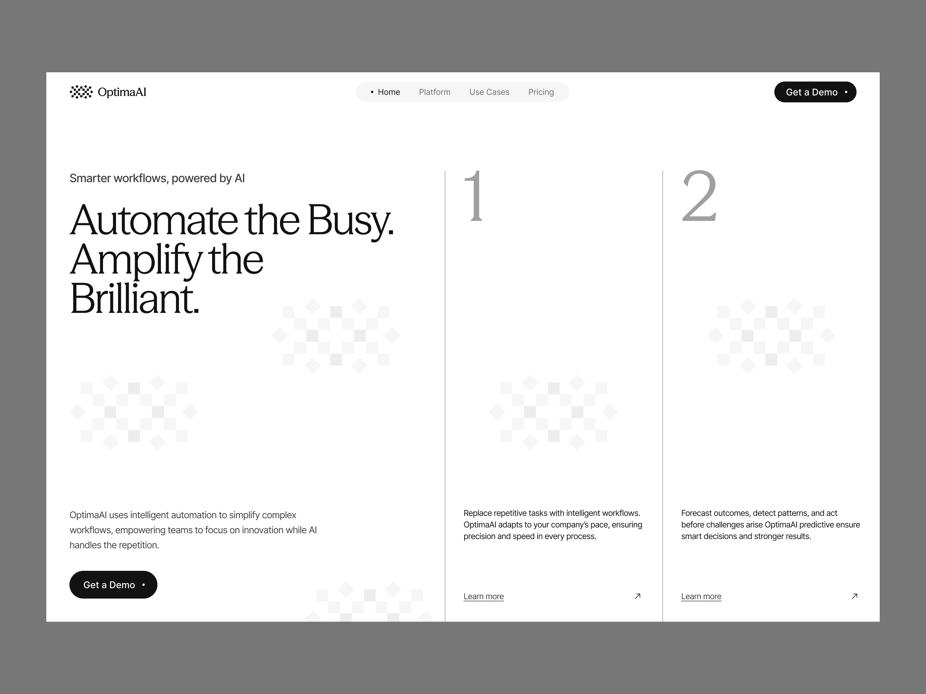 Example of Website UI Redesign (5 Pages)