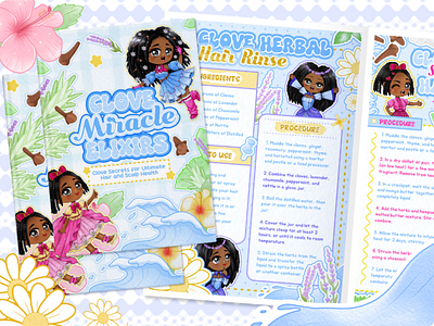 E-book Kawaii Graphic Design anime book chibi design digital art digital product editorial graphic design illustration kawaii not ai print design