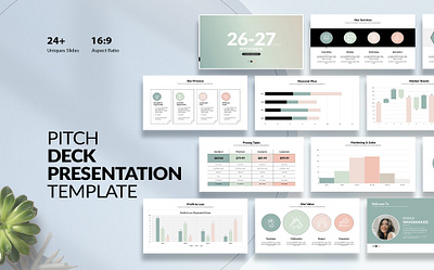 Pitch Deck Presentation template business chart clean corporate creative deck design financial infographic layout marketing minimal page pitch presentation project proposal report slide template