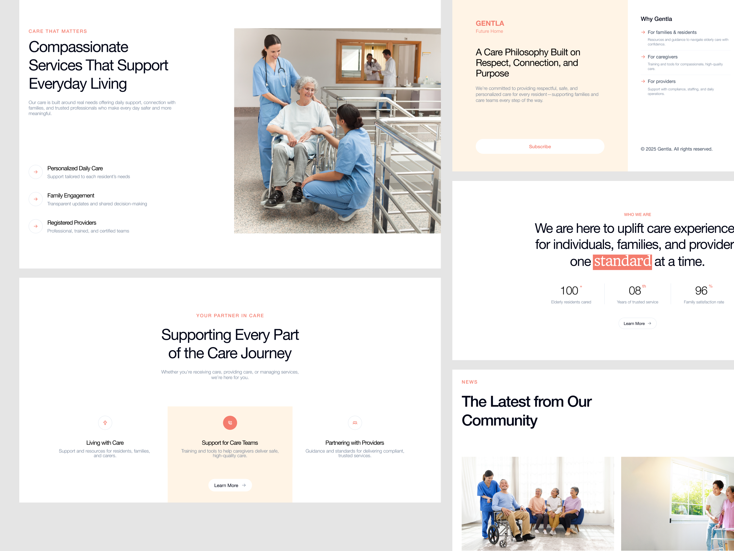 Example of Single Landing Page (Design + Webflow)