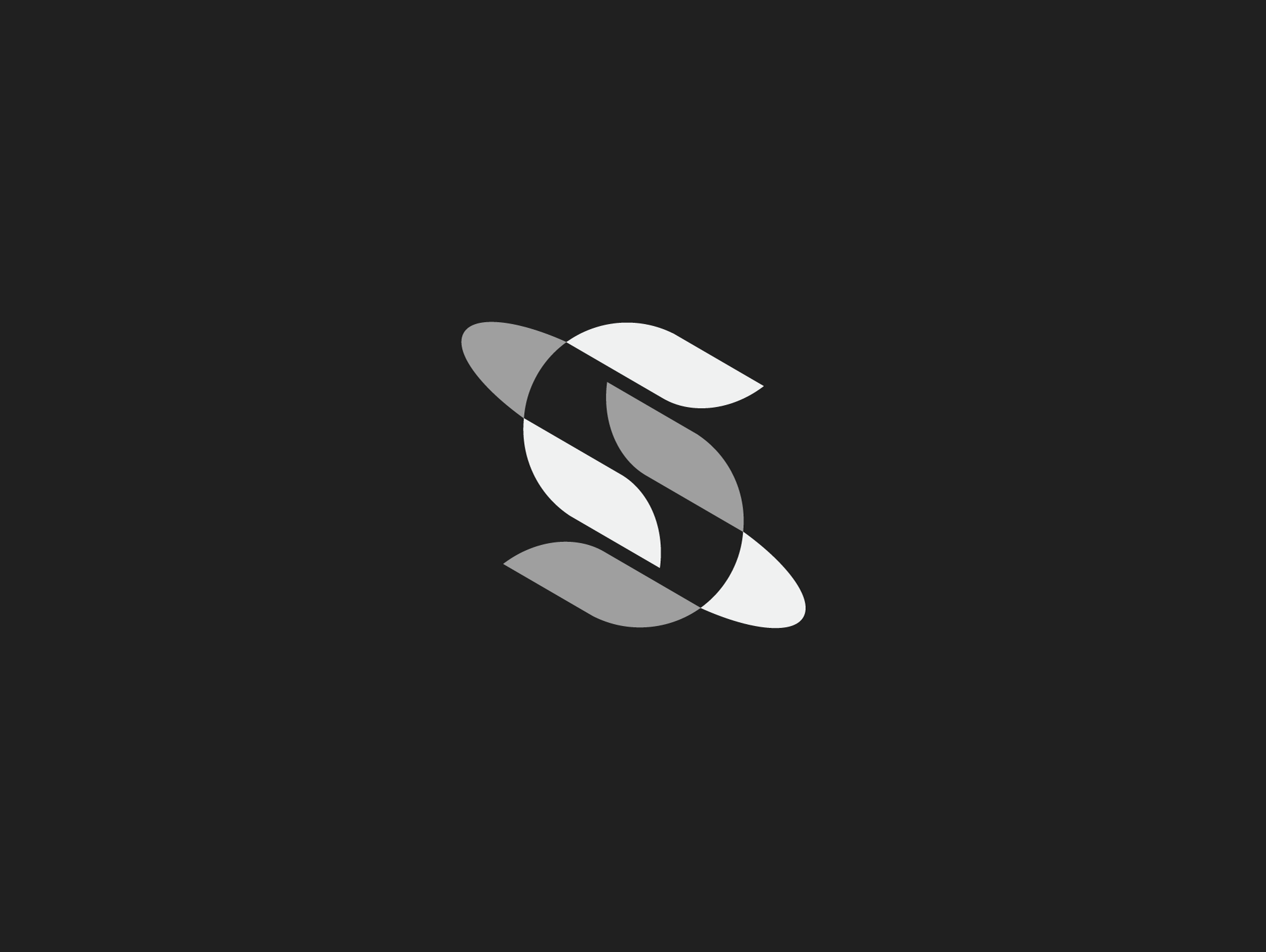 Space + S art branding concept double meaning letter lettermark logo mark music planet planet logo roxana niculescu s s letter space space themed