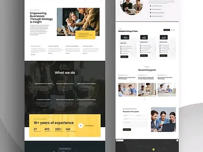 Agency business Consulting Website Design Concept ✨ 3d animation branding graphic design logo motion graphics ui