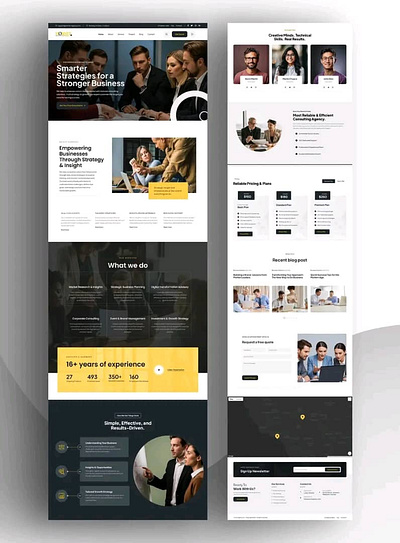 Agency business Consulting Website Design Concept ✨ 3d animation branding graphic design logo motion graphics ui