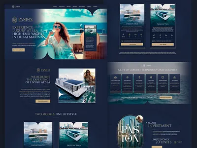 Pasion Website figma ui ux website