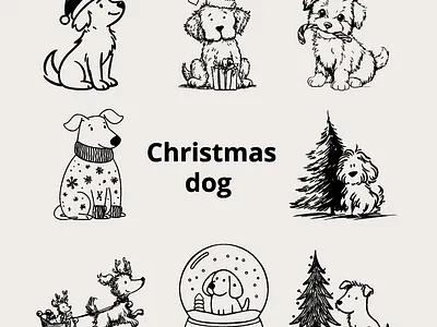 Christmas collection branding graphic design logo