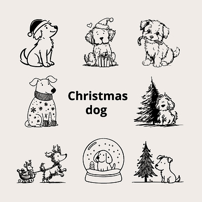 Christmas collection branding graphic design logo