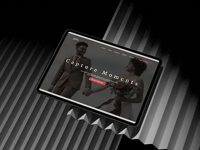 Photography Showcase Landing Page branding design figma illustration ui ux web designer websitedesigner