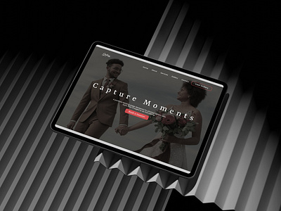 Photography Showcase Landing Page branding design figma illustration ui ux web designer websitedesigner