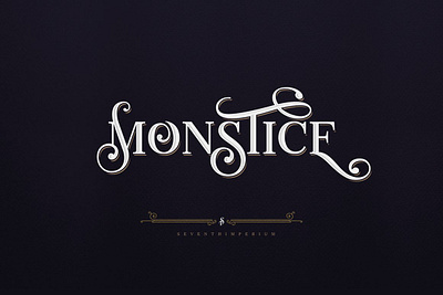 Monstice Family Fonts + EXTRAS alternates branding elegant element extras fonts type header hipster monstice family fonts extras opentype display printed banner serif decorative stylish vintage swash