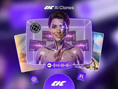 UI Illustrations Desing ✦ AI Clones design digital product graphic design illustration ui illustrations visual web design