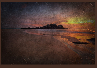 Grunge Effect Overlay Beach canva grunge effect