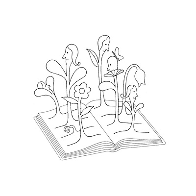 Words abran animation book branding design drawing graphic design illustration library logo read ui vector words