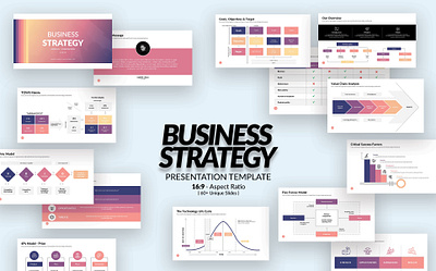 Business Strategy Presentation Template business clean corporate creative design growth identify infographic layout marketing minimal modern presentation professional proposal report slide strategy template timeline