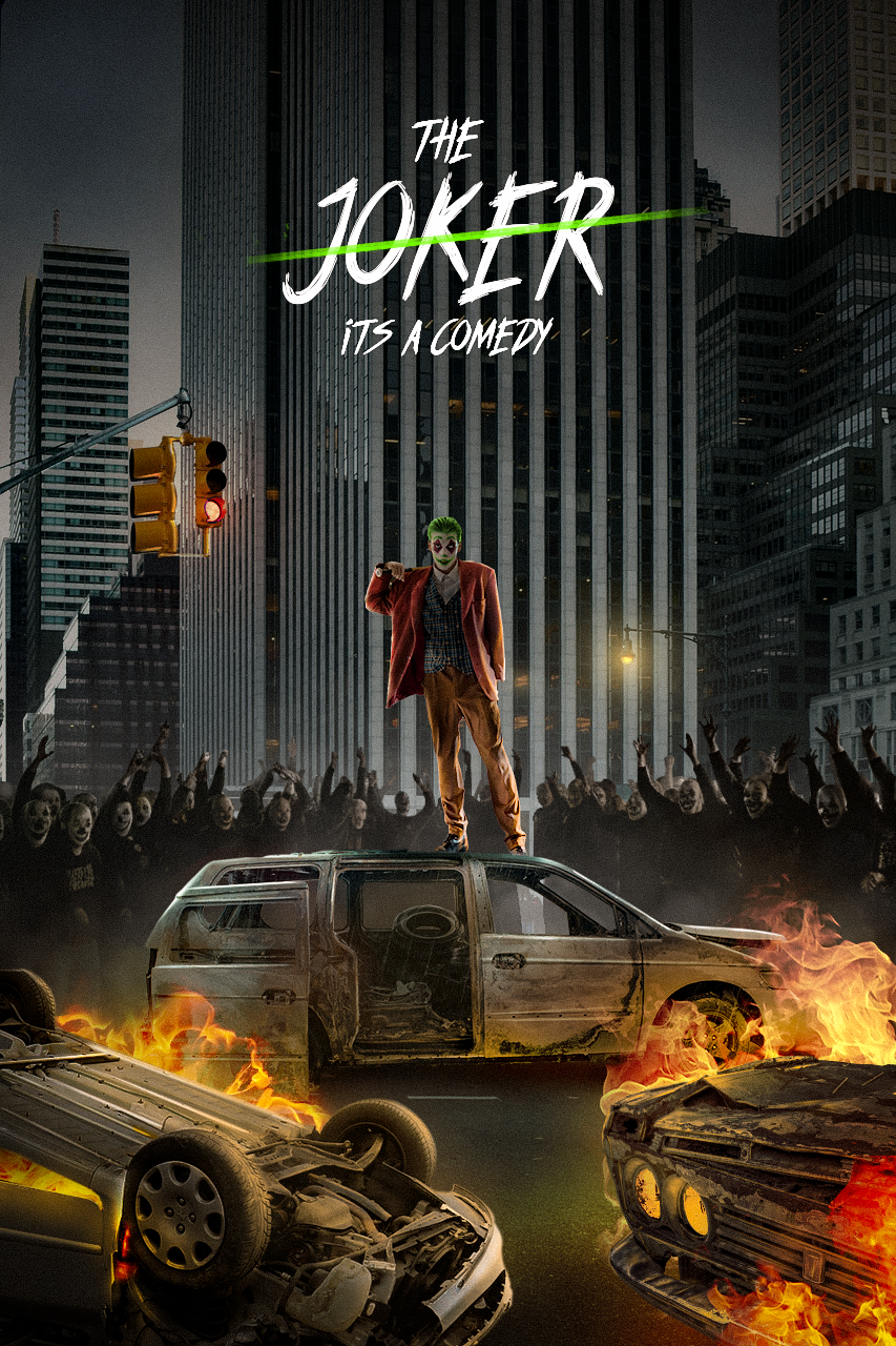 THE JOKER - Image Manipulation graphic design image manipulation manipulation photo manipulation photo shop photoshop retouch retouching