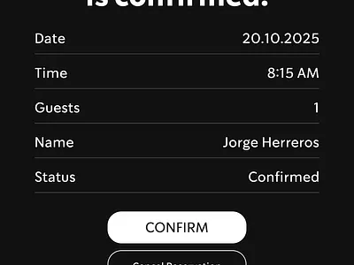 DailyUI 054 - Confirmation confirmation dailyui dailyui 054 figma mobile starbucks ui uiux ux uxui