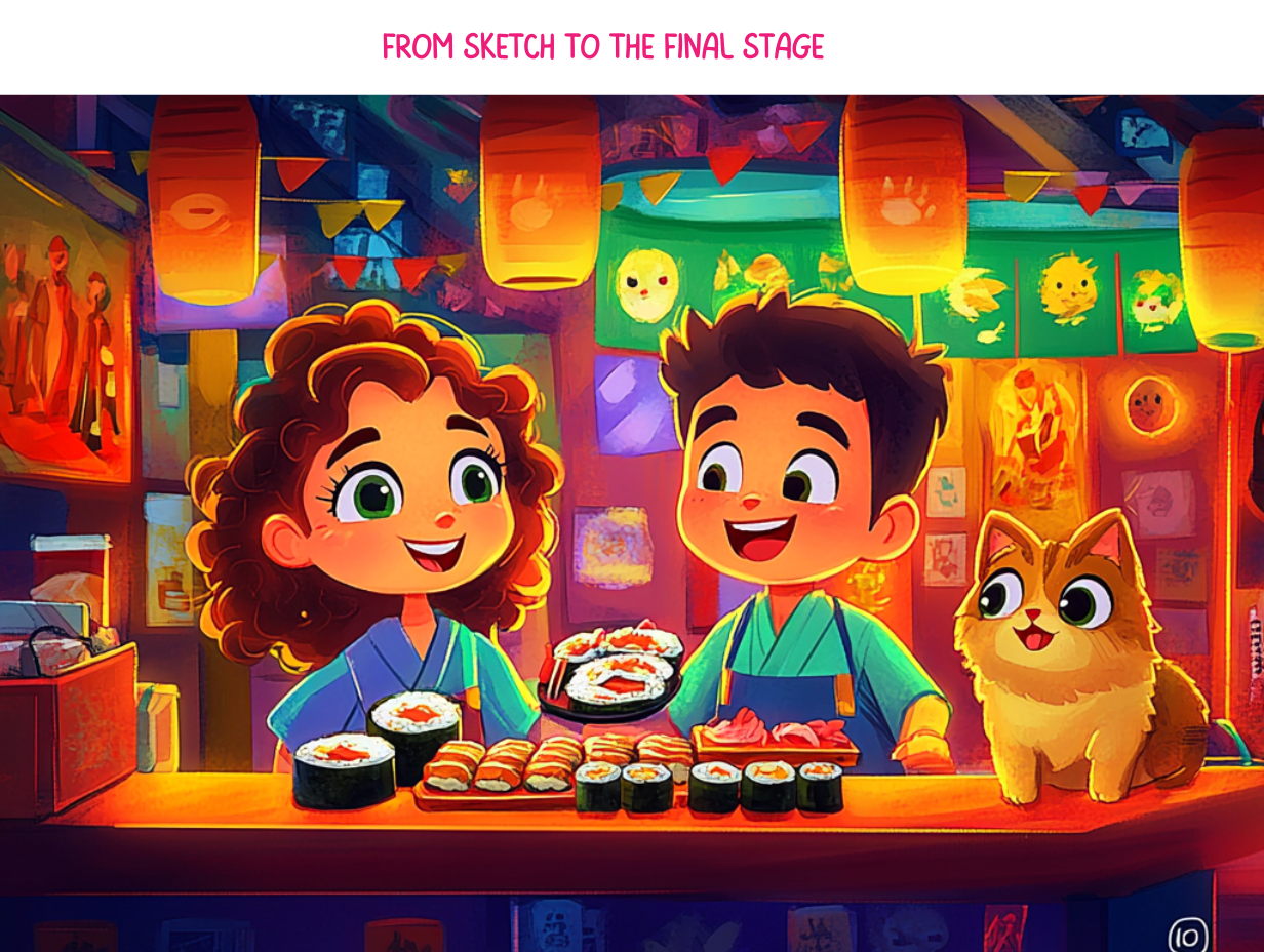 Children Book Illutrations 3d cartoon children book graphic design illustration