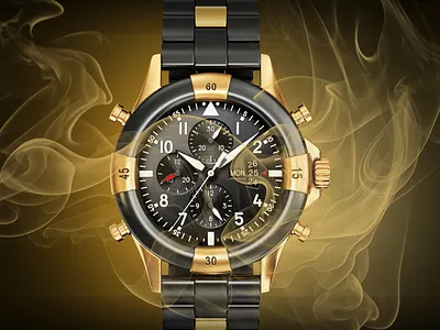 branded luxury watch branding design graphic design illustration