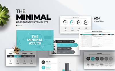 The Minimal Presentation Template branding business chart clean deck design financial graphic design infographic layout marketing minimal modern pitch planning presentation report slide strategy template