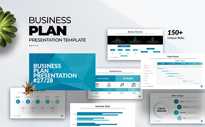 Business Plan Presentation Template analysis business chart corporate deck design financial growth infographic layout marketing minimal modern pitch plan presentation project slide strategy template