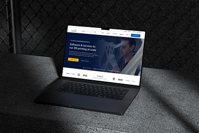 Figma Website Redesign Proposal for a Clearer user experience 3dprinting belgian belgium clean design copywriting figma redesign graphic design hero design hero redesign messaging technologie ui webdesign website redesign