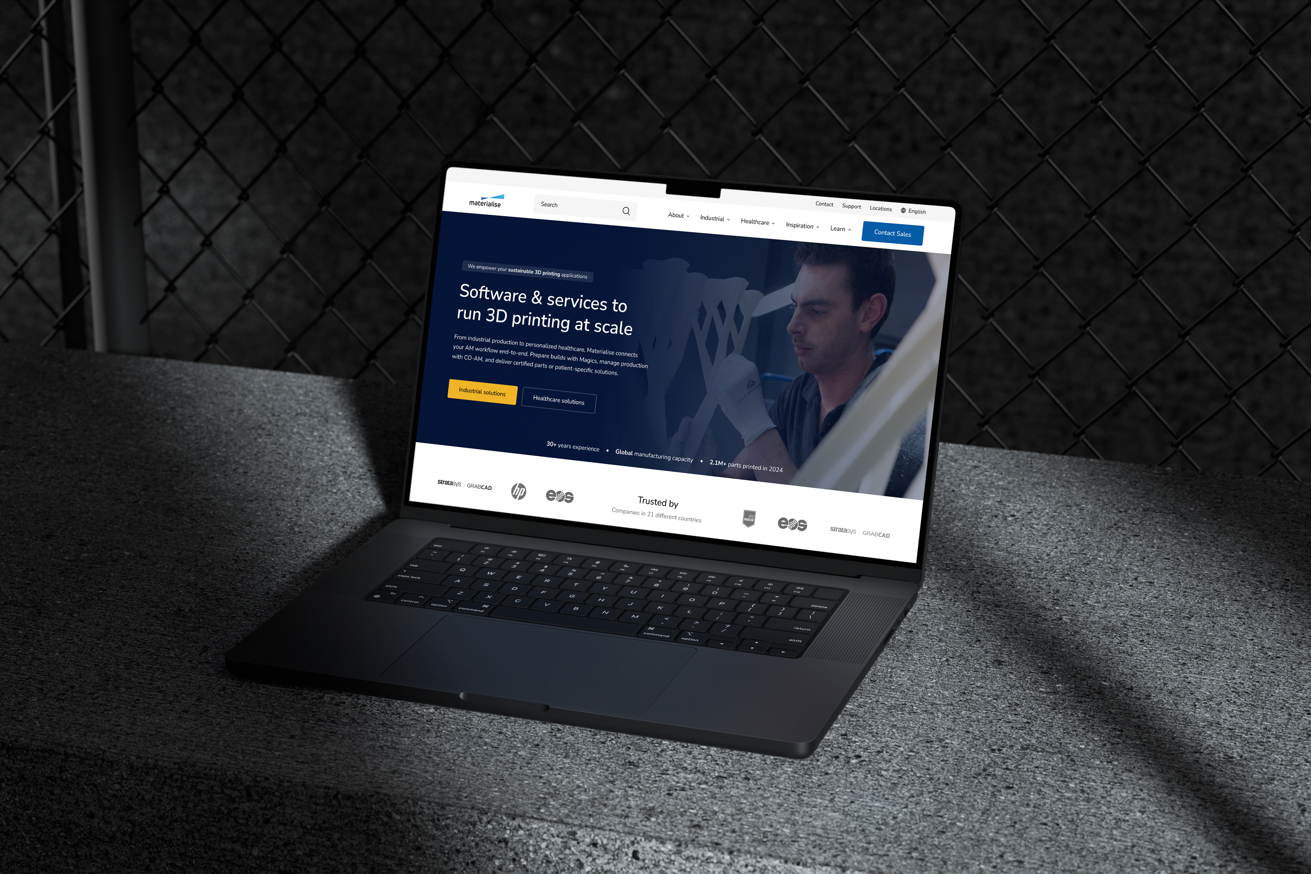 Example of Landingpage Design & Development