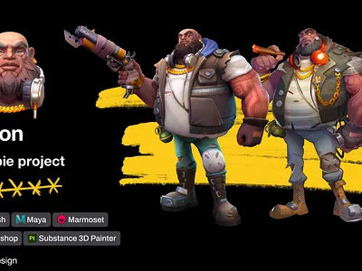 Stylized 3D Character | 3D Game Art 3d game art character design game ready character stylized 3d character stylized game art