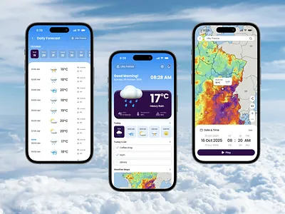 Weather App — Nowcast, Radar, and Alerts at a glance cek suhu mobile cek suhu mobile app forecast maps radar app maps radar mobile maps ui design mobile app radar and alerts radar app radar mobile suhu app suhu mobile ui ux weather weather app weather mobile weather mobile app