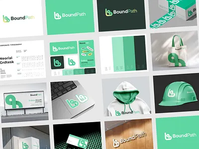 BoundPath Logo & Branding, brand identity design concepts brand identity designer branding business logo company branding corporate branding creative logo freelance logo design identity design lettering logo logo branding logo and branding logo mark logo symbol modern b logo modern branding monogram print startup branding visual identity design