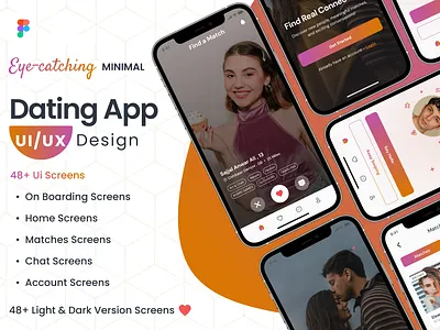 Dating App UI Kit for Mobile App app app design chating app dating app dating app ui design thumnail design ui ui designer ui ux ui ux design ui ux designer web design