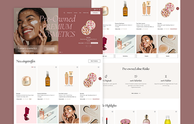 Revouri – Luxury Beauty Marketplace Redefined beauty cosmetics dashboard design ecommerce female femaledriven luxury luxurybrands marketplace minimaldesign productdesign ui webdesign