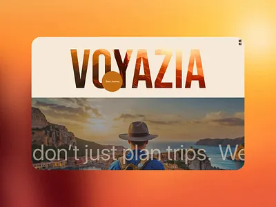 Voyazia - Travel Website in Webflow clean figma gsap modern motion motion graphics travel trips ui ui ux ux web design webflow website