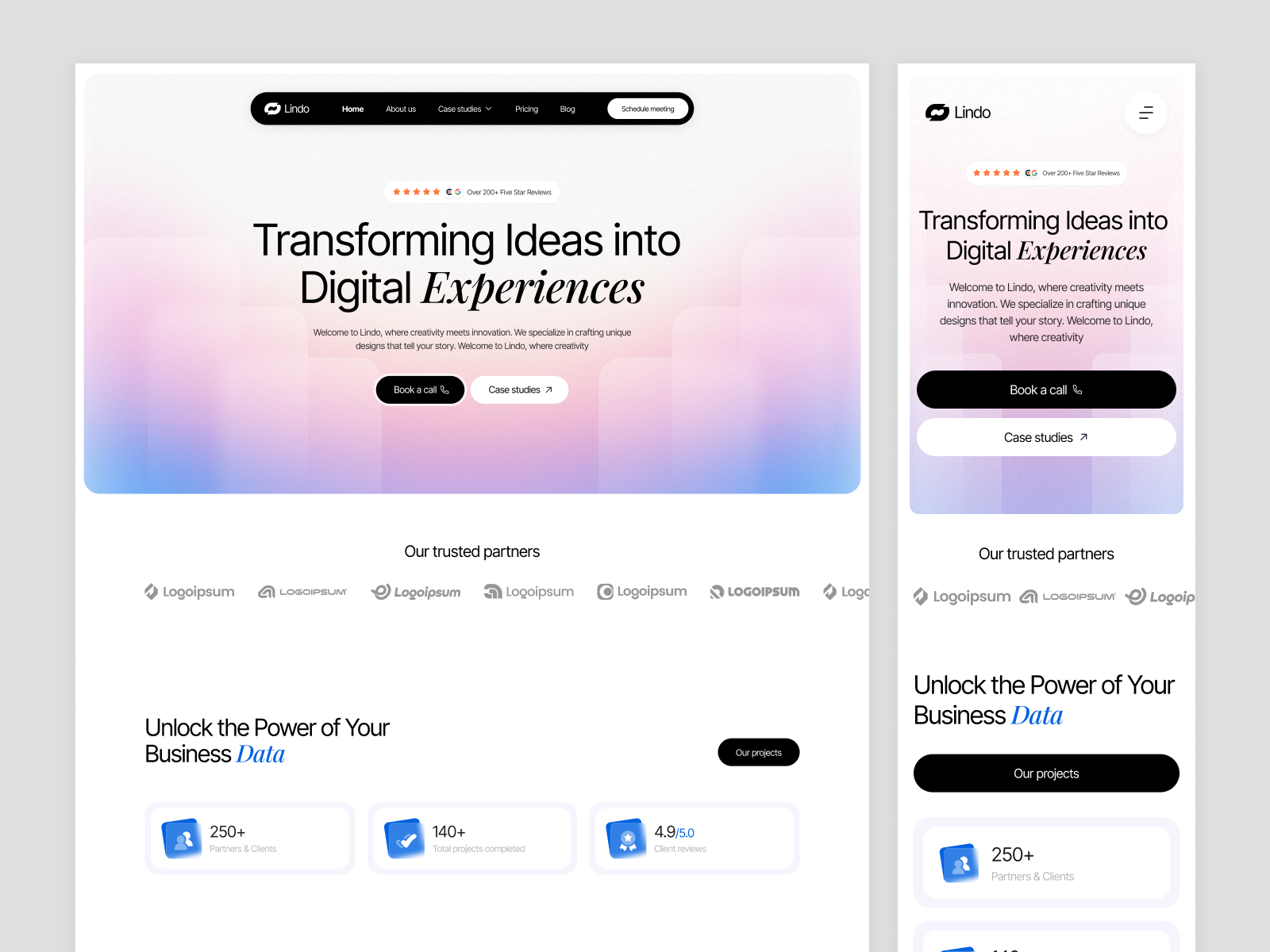 Example of Landing Page Design