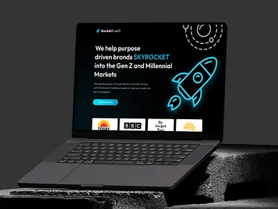 RocketFuel3 – Brand Marketing Agency Website Design branding creativeagency darkui designinspiration dribbble dribble website futuristicdesign graphic design igitaldesign landingpage marketingagency odernui spacetheme ui uiux webdesign websitedesign
