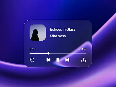 UI Glass Card Design app design figma ios ui ui glass card design ux web xd
