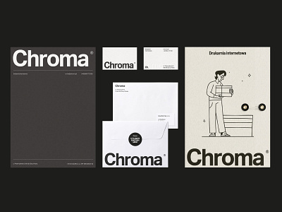 Chroma Rebranding – Collaterals brand guidelines brand identity brand system branding collaterals graphic design illustration letterhead logo minimalism motion graphics print rebranding redesign stationery ui unikorns visual identity