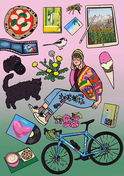 What I like design editorial illustration illustration