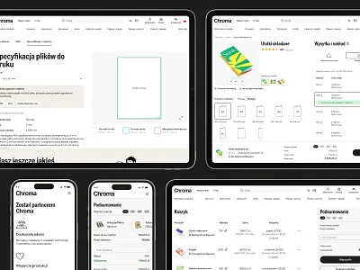Chroma Rebranding – Platform brand identity branding ecommerce graphic design interface mockup online platform print product design rebranding redesign ui unikorns ux visual identity web website